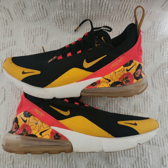 Nike Air Max 270 Crimson Floral Black - Picture 5 of 8
